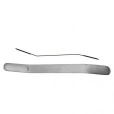 Olivecrona Brain Spatulas Convex Stainless Steel, 18 cm - 7" Blade Size 15 + 18 cm